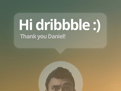 Hi Dribbble! debut dribbble hello invite thank you
