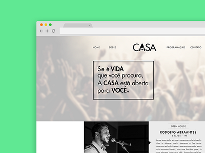 Casa Website branding clean design flat project religious ui ux web website wireframe