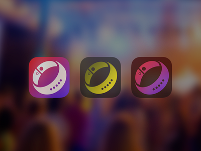 Icon Ideas app blur branding concerts design flat icon iphone night sketch wrist