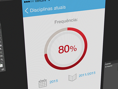 Student Frequency app colors design frequency graphics icon interface minimal ui university ux