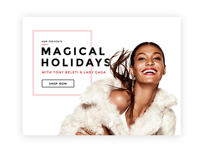 H&M Card commerce ecommerce fashion hm interface lady store type ui ux web