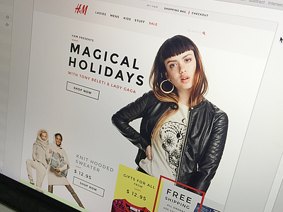 H&M Home Exploration design ecommerce fashion flat hm minimalistic store ui ux web