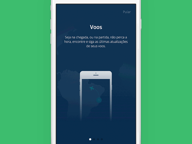 Airport Onboarding Process airport animation app icons interaction ios onboarding tutorial ui ux walkthrough
