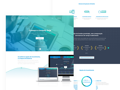 Investment Bank bank dashboard economy investment investments landing landing page ui ux web