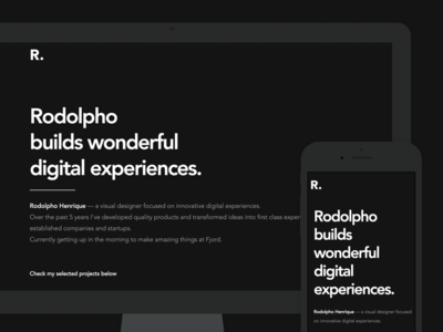 Personal portfolio 2017