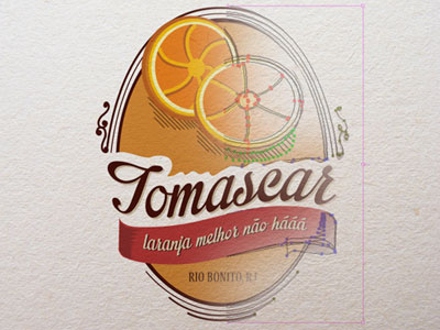 Tomascar oranges art deco designer freelancer juice orange retro tangerine vintage