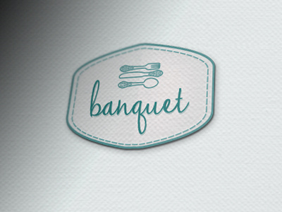 banquet logo 2 chef cooking cuisine handwritten icons kitchen logo logotype pictogram receipes recipe retro