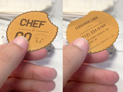 Chef &Co Business card business card cartão chef cuisine food kitchen recipe restaurant