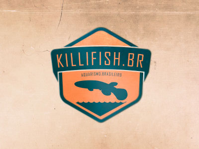 Killifish BR logo aquarium betta fish fishkeeper group hobbyist illustration killifish logo tank