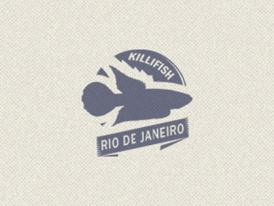 Killifish RJ youtube channel branding fish group logo retro vintage
