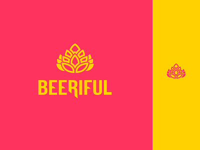 BEERIFUL LOGO beer brazil brewery brewing homebrew hops lettering logo logo design logotype