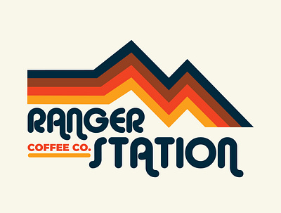 Ranger Station Coffee Co. branding branding design branding designer coffee branding coffee design logo design