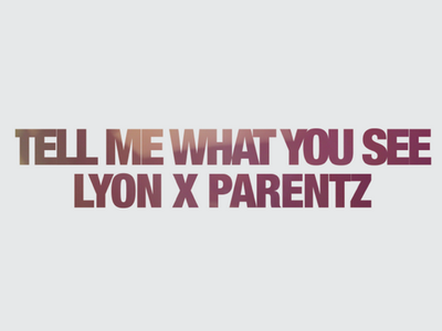 Lyon x Parentz (Cover Art) art cover cover design mask music pink purple single type typo