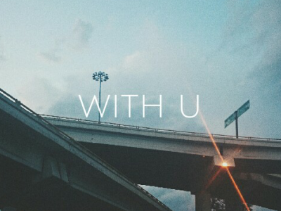 With U design graphic design photography typo typography