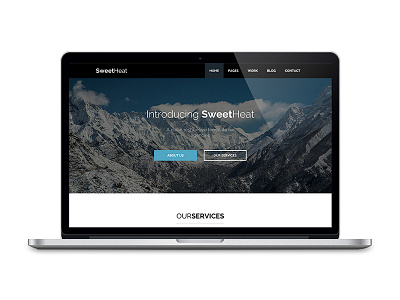 SweetHeat Responsive Agency Theme agency css html portfolio template theme