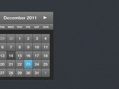 Calendar design calendar ui