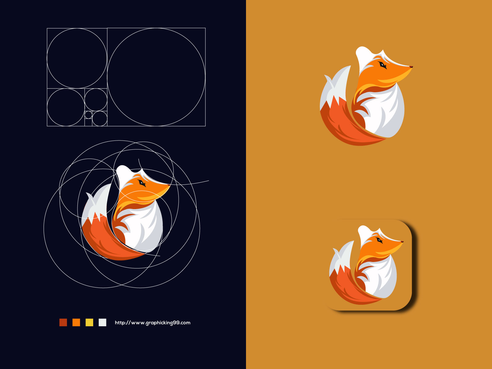 Fox Logo Design by Graphic_king99 on Dribbble