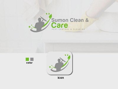 Cleaning service logo design