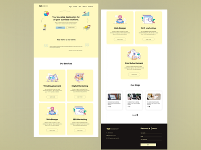 Website design for an agency. design illustraion minimal neat ui ux uxui web webdesig website