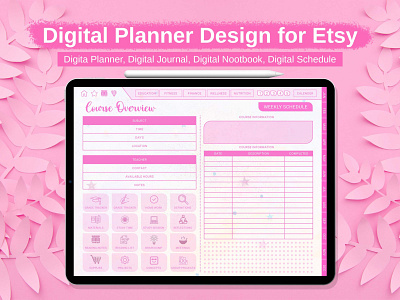 Digital Planner, iPad Planner, Goodnotes & Notability Planner