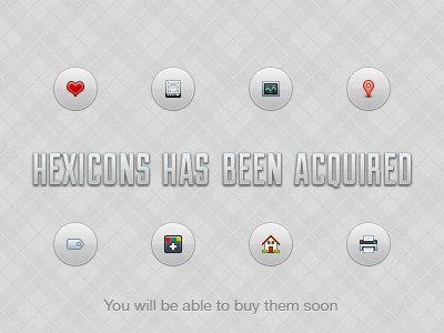 Hexicons: last preview before release 16px hexicons icons small