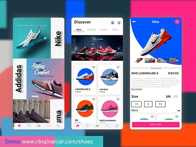 Shoes Store App (Live Demo)