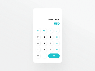 Neumorphism Calculator by Mari Movcharenko on Dribbble