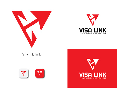Modern lettermark Logo | V Letter logo