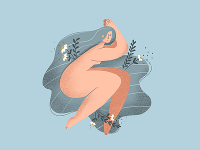 Pond of dreams design graphic design illustration woman