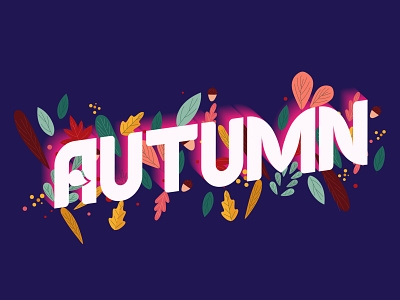 Autumn 3d 3d text 3д autumn effect font graphic lettering letters style text stylish text text text effect type typeface typography word осень текст типографика