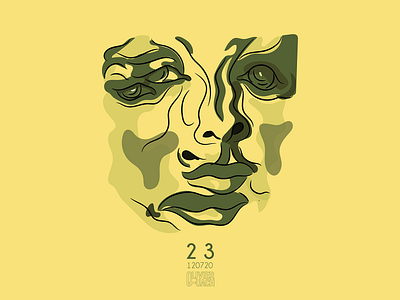 2 3 character design face illustration