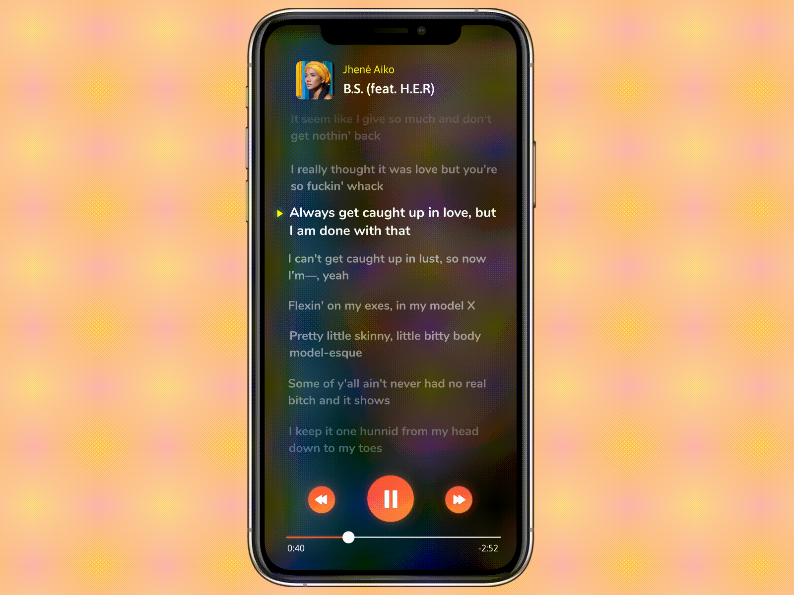 Daily UI #009 - MUSIC PLAYER