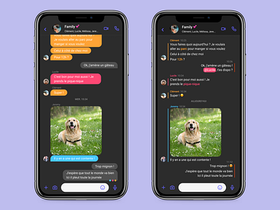 Daily UI #013 - DIRECT MESSAGING - UI Exploration app app design chat dailyui direct messaging friends group group chat message message app messages messaging messaging app social ui exploration