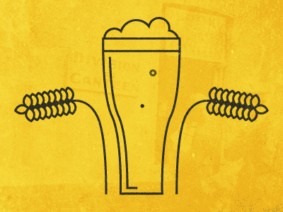 Beer [Animated] ale beer grunge ipa retro vector yellow