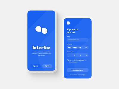 Daily UI Challenge #001 : Sign Up