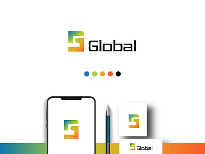 Global logo design branding coloful logo creative logo grid logo icon logo logo design minimal modern logo unique logo