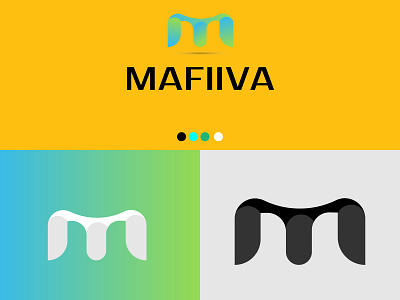 Mafiiva logo design branding coloful logo creative logo design grid logo icon logo design logo master minimal modern logo unique logo