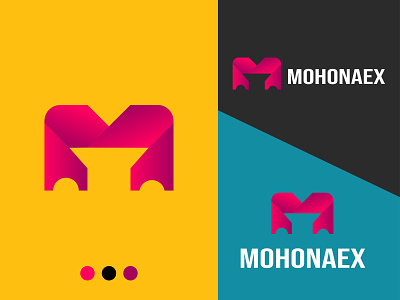 M logo design for mohonaex company