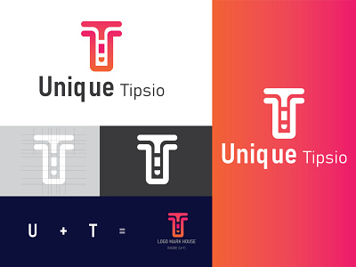 Logo design for Unique Tipsio company branding coloful logo creative logo designerliton grid logo icon logo design minimal modern logo unique logo