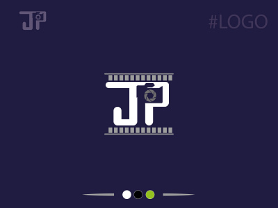 JP logo mark branding camera icon illustration lance logo logo mark minimal logo modern logo motion graphics unique logo vect