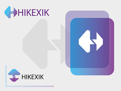 HIKEXIK - Logo branding branding flat graphic design h letter icon illustration letter logo logo design minimal modern logo vect vectbest vector
