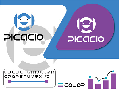 PICACIO - Operating system logo branding app branding clear colorful creative design graphic design logo logo branding logo design logodesign minimal ui vectbest