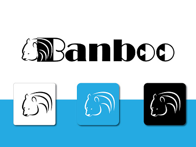 BANBOO - Logo Branding animal banboo best branding clean dailylogochallange design graphic design icon illustration logo logodesign logodesignprp minimal panda vectbest vector