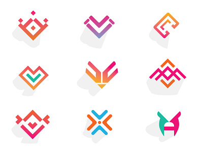 Logos mark creative modern minimalist logo design minimalist logo vector