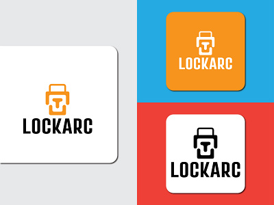 LOCKARC- Lock Logo design branding