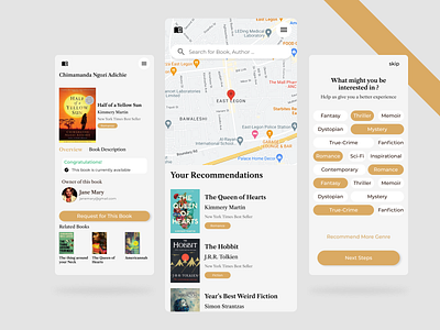 Book Sharing App app book books design figma mobile app