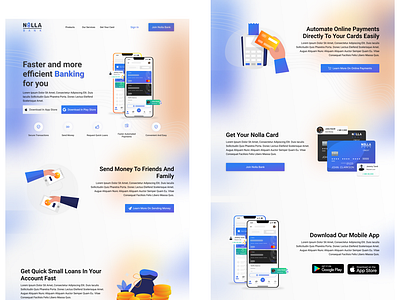 Digital Banking App Landing Page