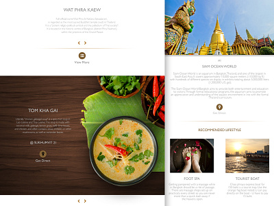 Bangkok Day Light clean concept design information minimal travel ui ux website white