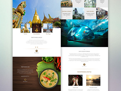 Bangkok Day Light 2 blue clean design interface minimal orange ui ux web web design website white