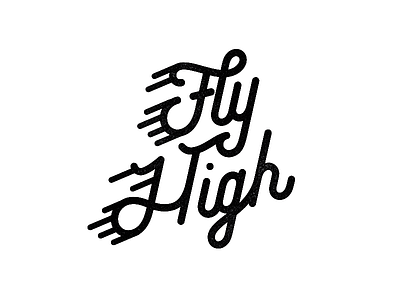 Fly High Shirt Design clothing graphic design shirt texture typography vector